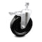 Service Caster 6 Inch Phenolic Swivel 1/2 Inch Threaded Stem Caster with Total Lock Brake SCC SCC-TSTTL20S615-PHS-121315 - alternate 1
